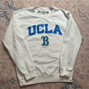 Zara UCLA White and Blue Uni-Sex Sweater